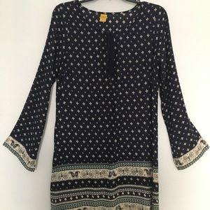 Knee Length Long Sleeve Dress (NEVER WORN)